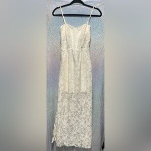 Elegant White Cream Dress